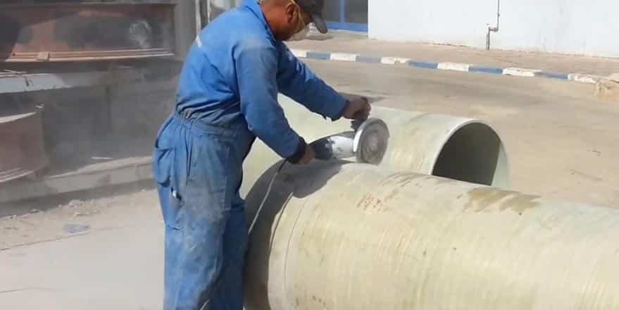 Four Dangers of Frequent Manual Cutting of GRP Pipes for Fittings